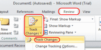 Track changes in word track changes in word