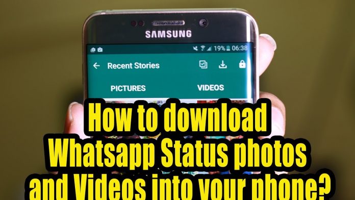 how to download whatsapp status