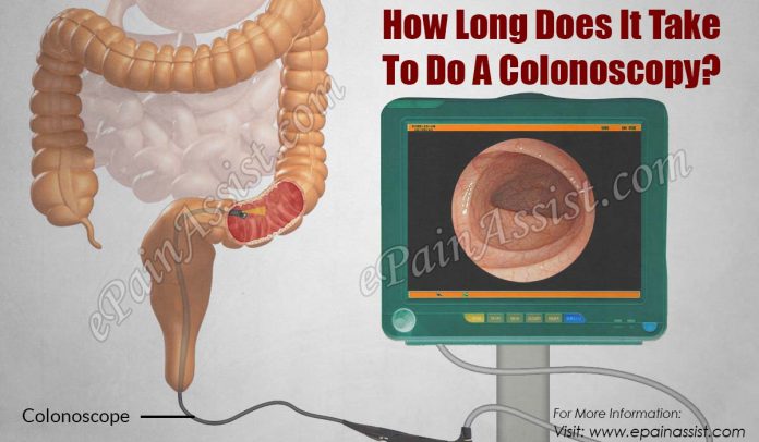 how long does a colonoscopy take